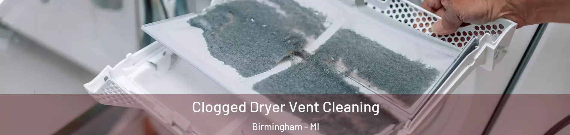  Clogged Dryer Vent Cleaning Birmingham - MI