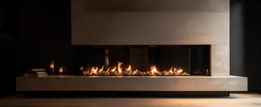 Gas Fireplace Ember Bed Design Services in Birmingham, Michigan