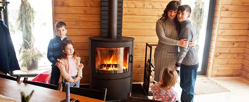 Morso Cast Iron Fireplace Insert Installation in Birmingham, Michigan